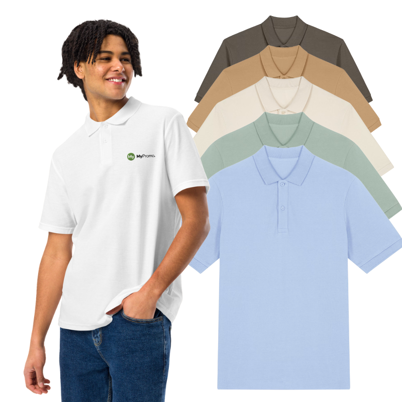Stanley/Stella poloshirt | biologisch katoen piqué 230 g/m² | unisex fit | duurzaam